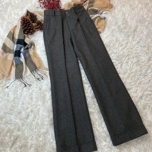 🍁 RALPH LAUREN 100% WOOL CUFFED PANTS